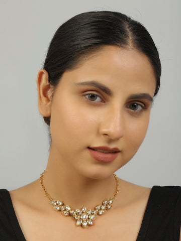 Floral  Kundan necklace